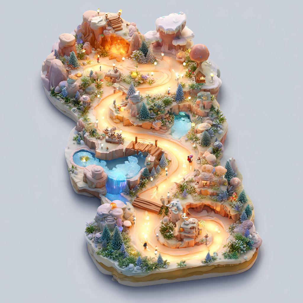 Ages 5-8 quest map